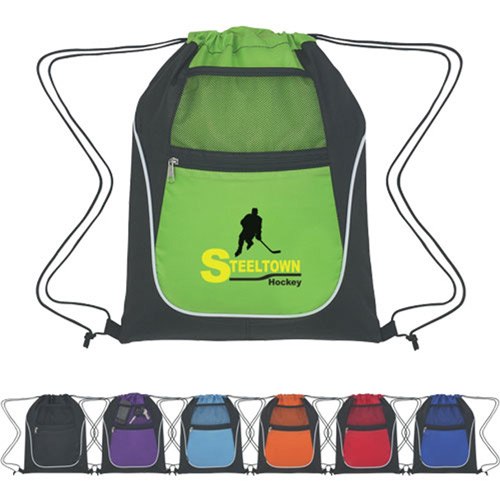 Drawstring Sports Pack With Dual Pockets