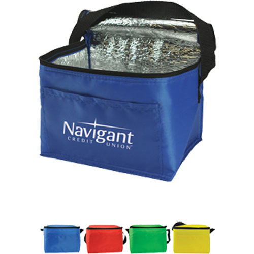 6 Pack Nylon Cooler Bag