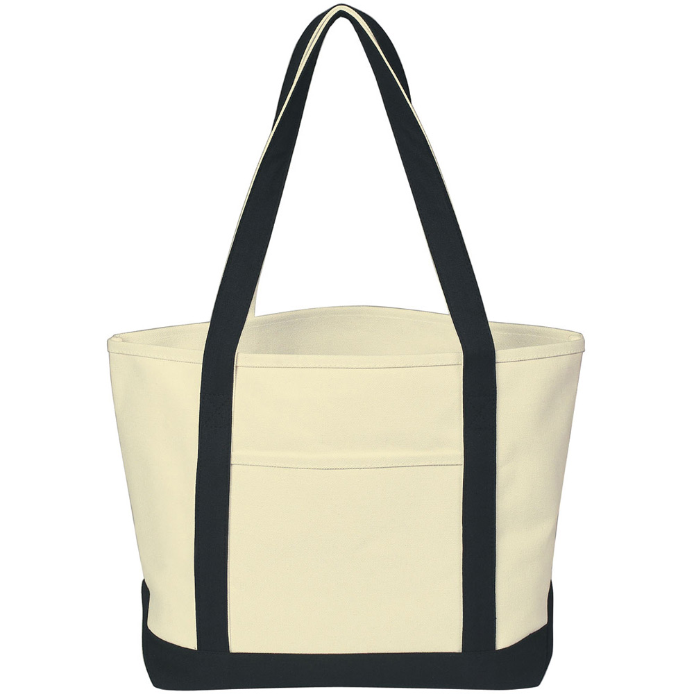 Cotton Canvas Boat Tote Bag